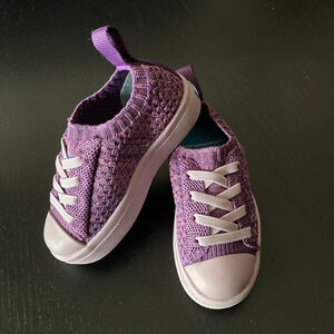 Girls baby toddler Native Shoes Purple Sneakers Size C6